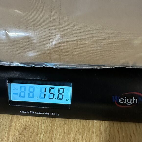 Talbots Women Pants Stretch 16 Tan Khaki High Rise Wide Pockets Belt Loops - Picture 11 of 11